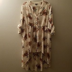 Torrid Floral High Low Tunic